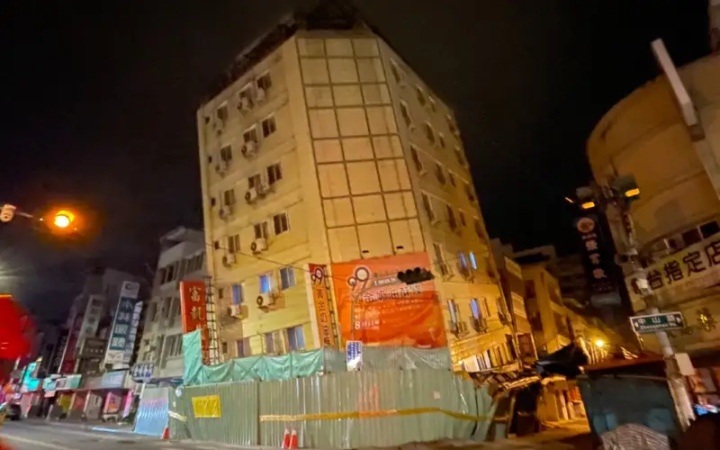 M6.2 earthquake hits China's Taiwan, 27 injured