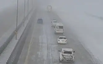 Движение заблокированных из-за непогоды машин началось в сторону Астаны из Темиртау