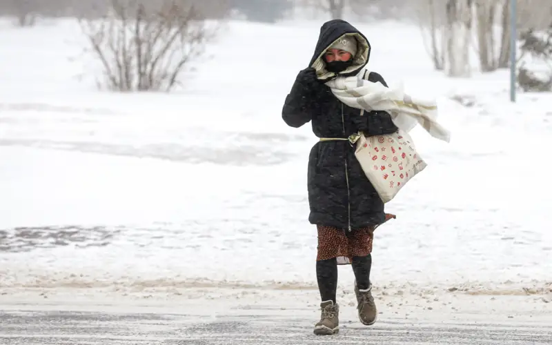 метель, снег, погода, люди, ауа райы, қар, боран, адамдар