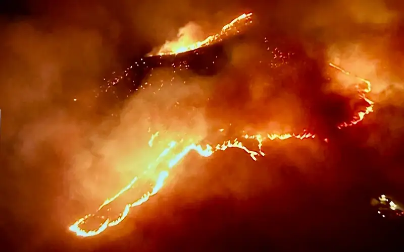 Hughes fire forces evacuations in Los Angeles county