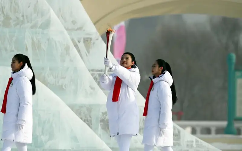 Огонь IX зимних Азиатских игр зажгли в Харбине