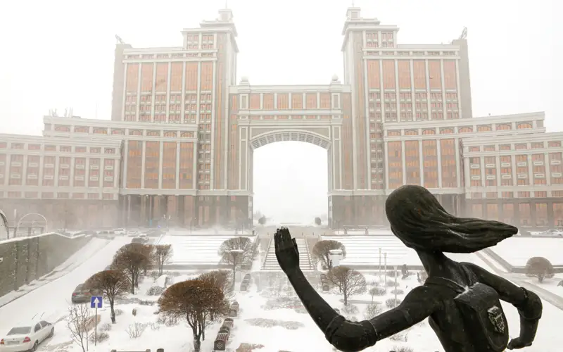 метель, снег, погода, ауа райы, қар, боран