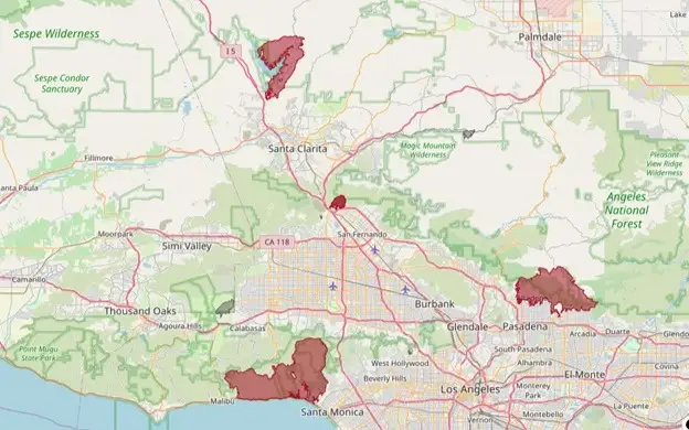 Новый крупный пожар вспыхнул в штате Калифорния