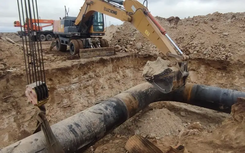 “Хива-Бейнеу” ва “Марказий Осиё Марказ-4” магистрал газ қувурларини ўзаро боғловчи тармоқ қурилмоқда 