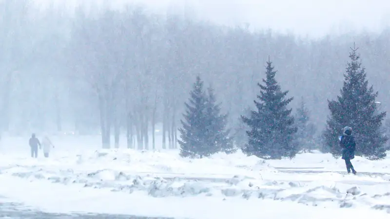 метель, снег, погода, ауа райы, қар, боран