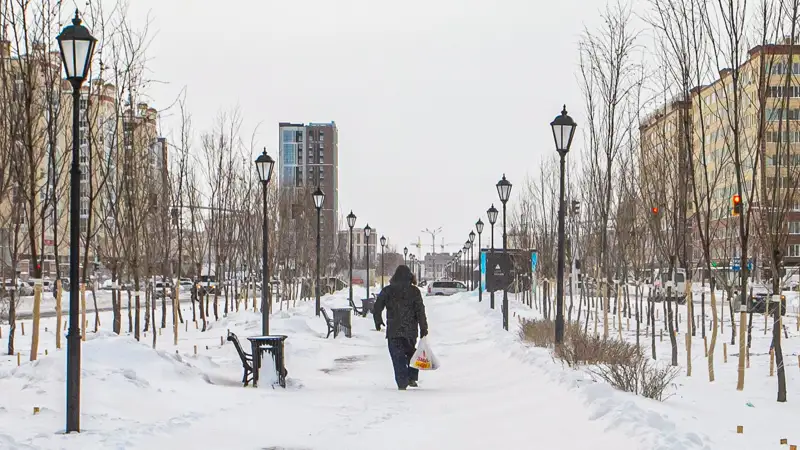 район Сарайшык, погода, зима