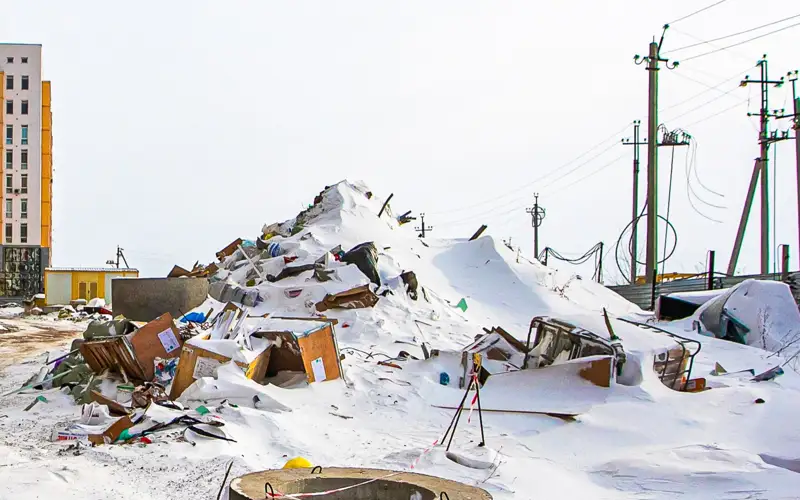 мусор на улице