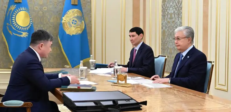Президент Касым-Жомарт Токаев принял председателя Национального банка Тимура Сулейменова 