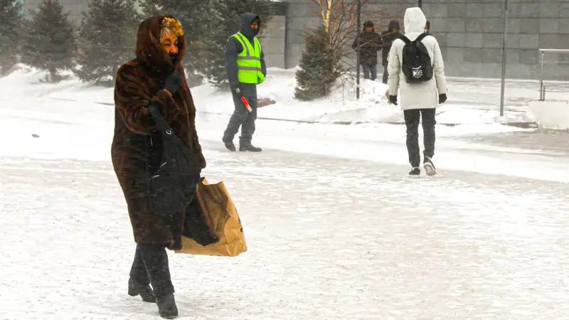 метель, погода, люди, ауа райы, боран, адамдар