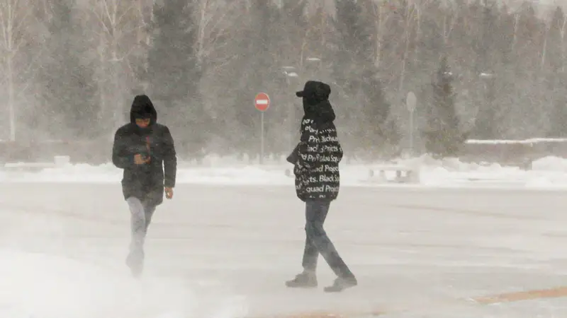 метель, погода, люди, ауа райы, боран, адамдар