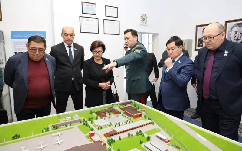 Kazakh National Guard introduced hospital aircraft to Majilis Deputies