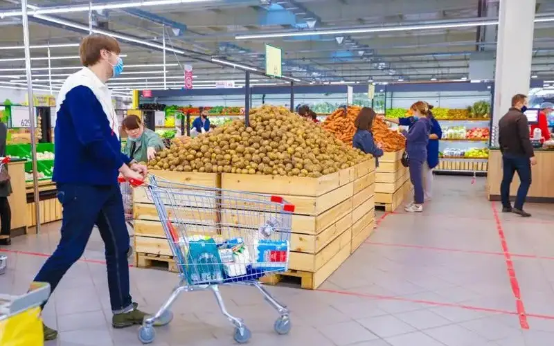 Сколько стоит картофель в городах Казахстана