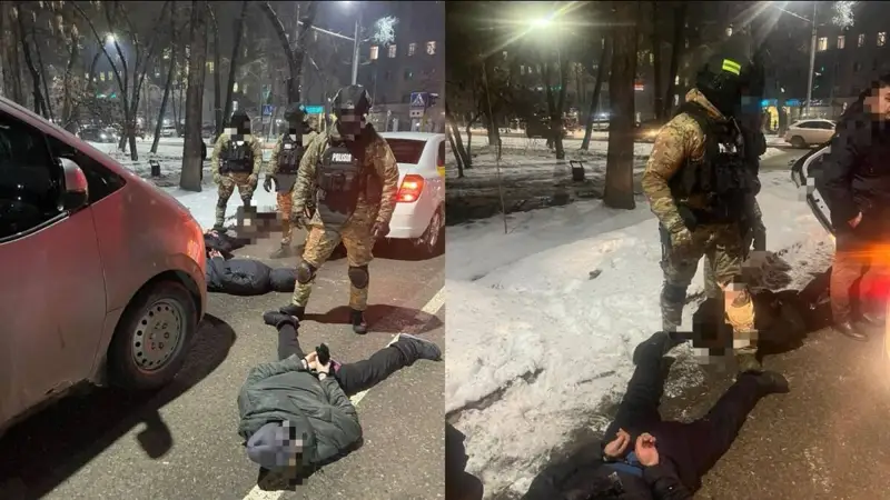 Группу домушников задержали с поличным в Алматы