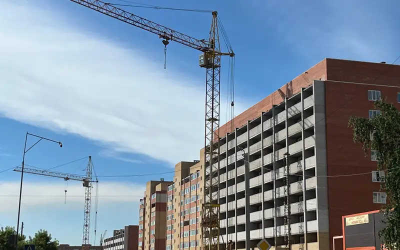 строительство домов в микрорайоне "Достык"