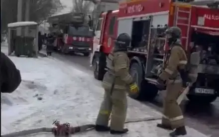 В Астане горело общежитие