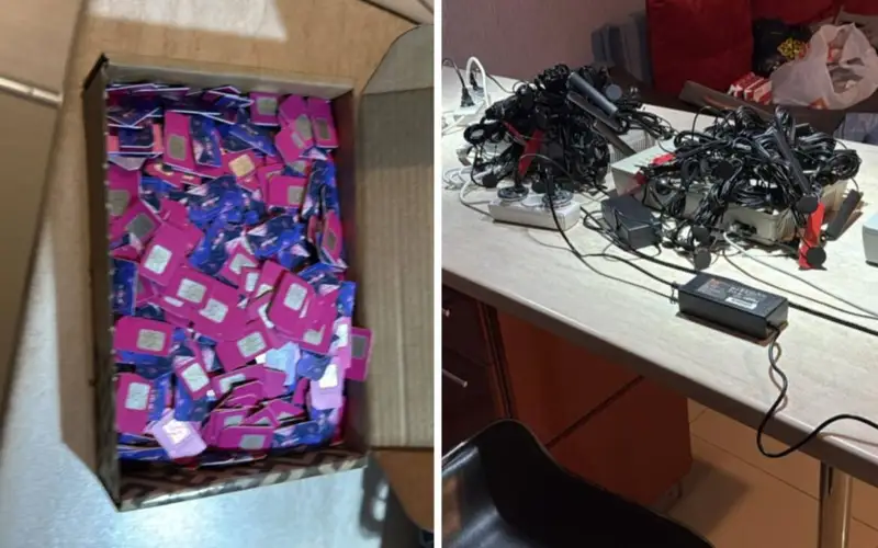 Около двух тысяч sim-карт изъяли у иностранца в Алматы