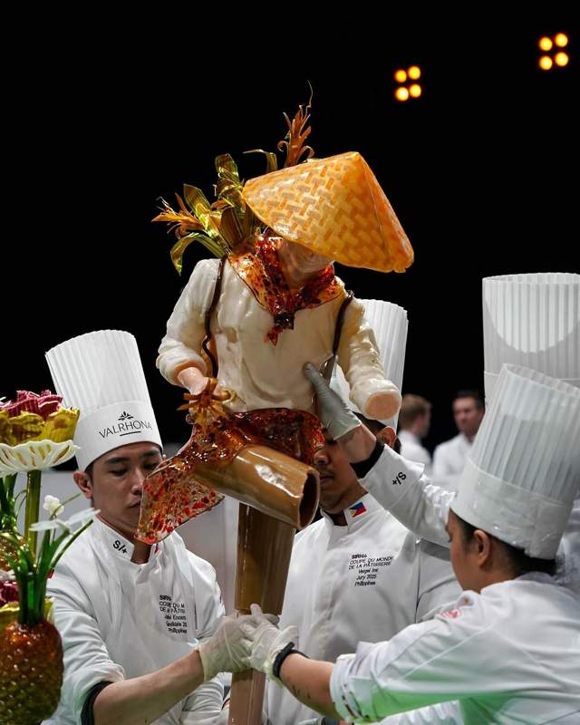 Buffet display of Team Philippines