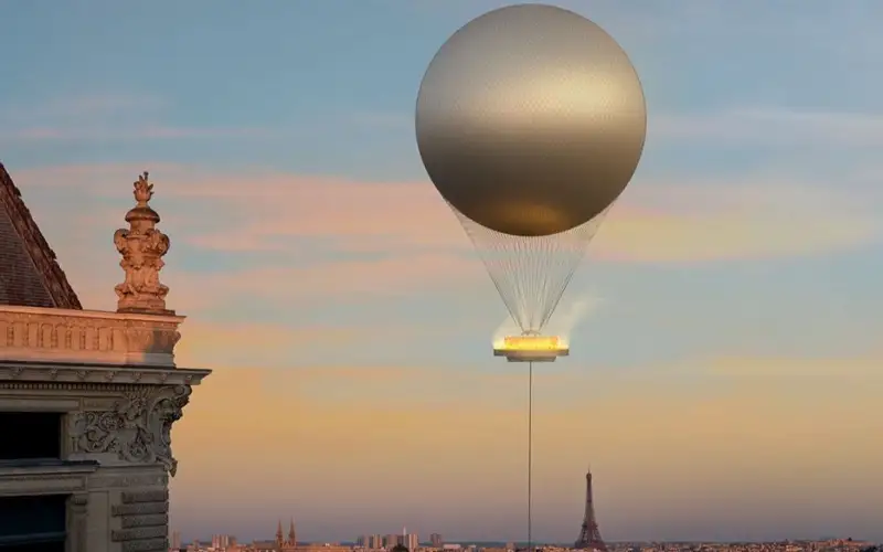 золотой воздушный шар