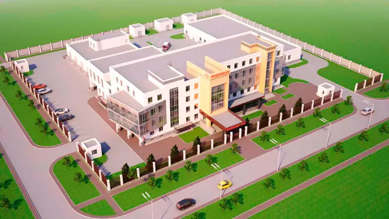 строительство областной станции скорой медицинской помощи в Актау