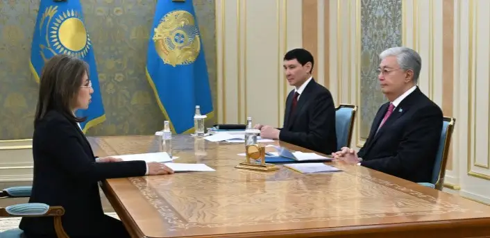 Главе государства представлены итоги развития финансового рынка за 2024 год