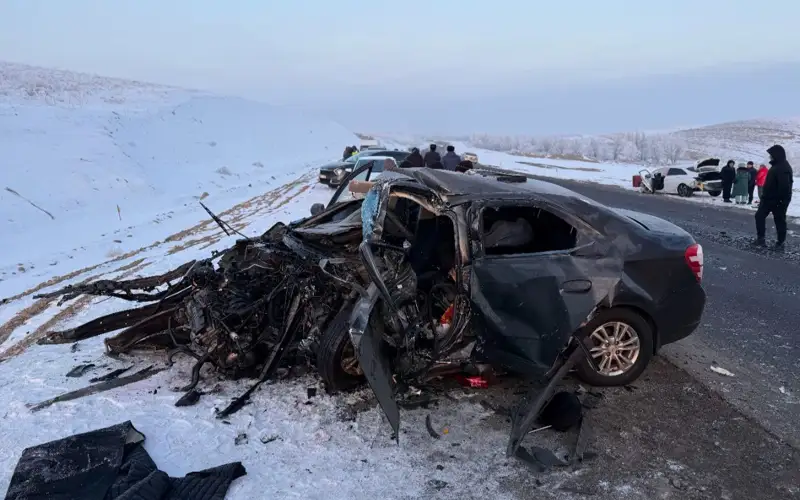 ДТП на трассе Алматы-Бишкек