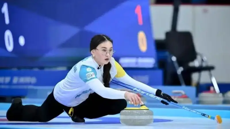 Kazakhstan’s curling team celebrates 1st win at Asian Winter Games 2025