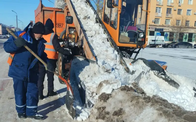 уборка снега Караганда