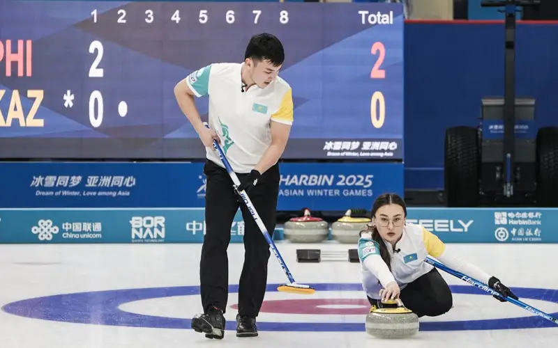 Смешанная команда Казахстана по керлингу завершила выступление на Азиатских играх-2025