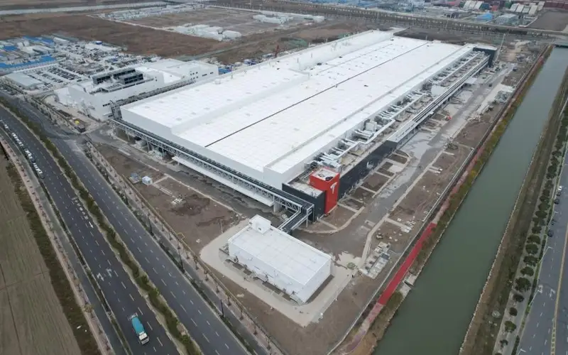 Tesla's Shanghai energy storage batter Megafactory 