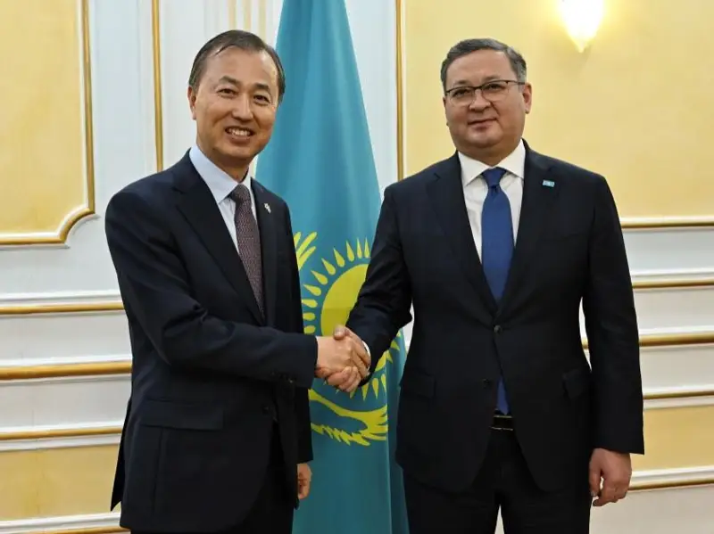 哈萨克斯坦外长会见韩国大使 推动双边合作提质升级