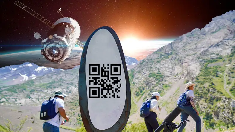 Космические системы для Конго, QR-коды для туристов