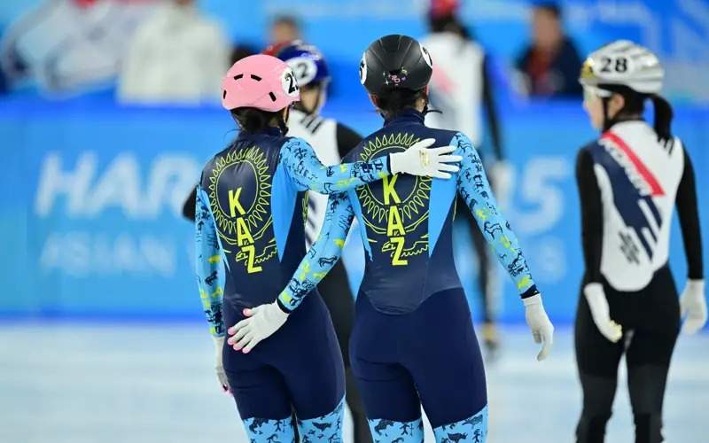 Kazakhstan's short track team wins first medal at 9th Asian Winter Games Harbin Kazakhstan's short track team wins first medal at 9th Asian Winter Games Harbin