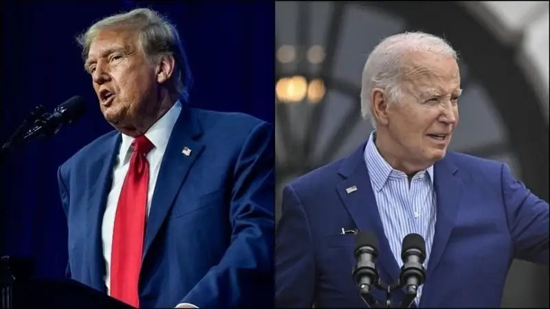 Donald Trump and Joe Biden