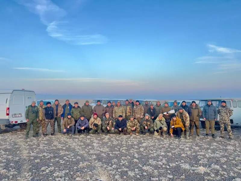 5.5 thousand gazelles and 3.6 thousand kulans counted in Altyn-Emel National Park