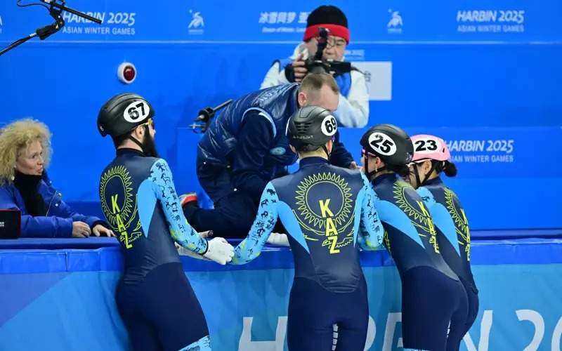 Kazakhstan's short track team wins first medal at 9th Asian Winter Games Harbin Kazakhstan's short track team wins first medal at 9th Asian Winter Games Harbin
