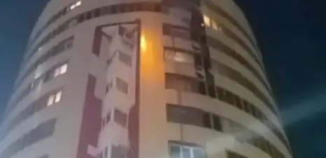 пожар в ЖК "Семь бочек"