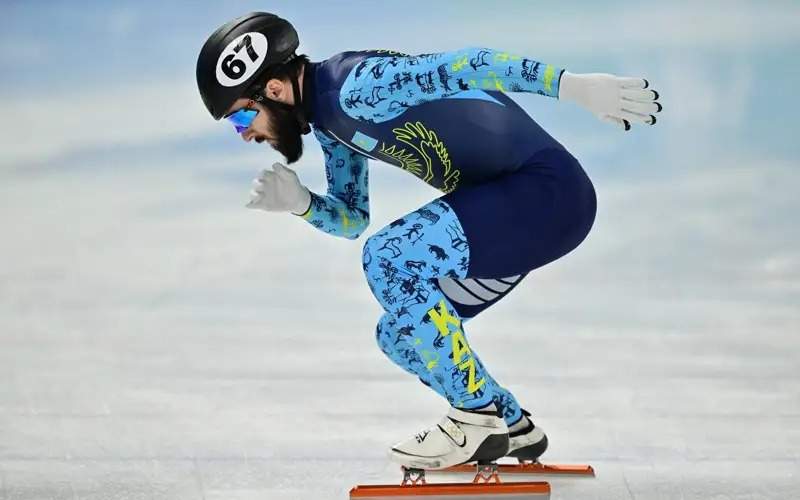 Kazakhstan's short track speed skating team pockets gold at Asian Winter Games Harbin 2025 in China