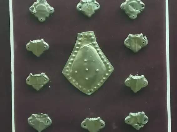 Archeological expedition Earrings found in burial mounds