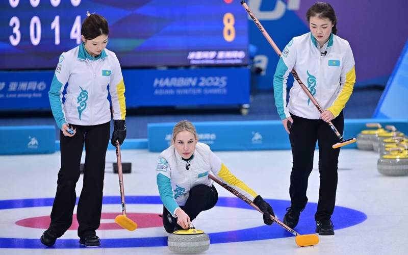 Азиада-2025: женская сборная по&nbsp;керлингу разгромила команду Тайбэя