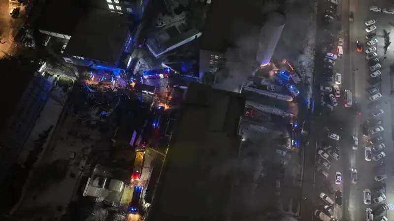 Пожар в кардиоцентре Бишкека