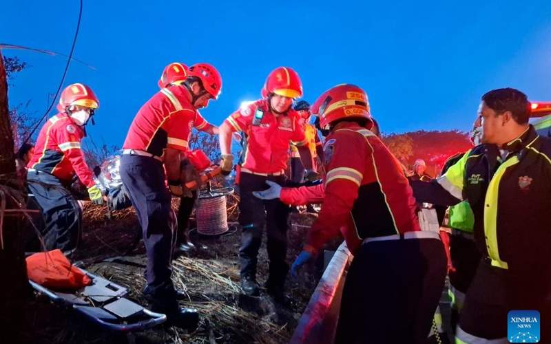 At least 51 people were killed after a bus carrying 75 people plunged into a ravine in Guatemala City on Monday, the firefighters' spokesperson confirmed