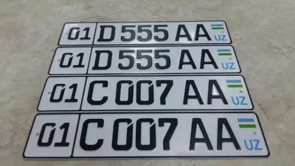 Былтыр Өзбекстанда ең қымбат көлік нөмірі 74 мың долларға сатылған 