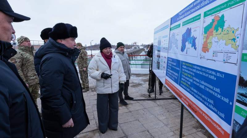 Бектенов Солтүстік Қазақстан облысының су тасқыны кезеңіне дайындығын тексерді Бектенов Солтүстік Қазақстан облысының су тасқыны кезеңіне дайындығын тексерді