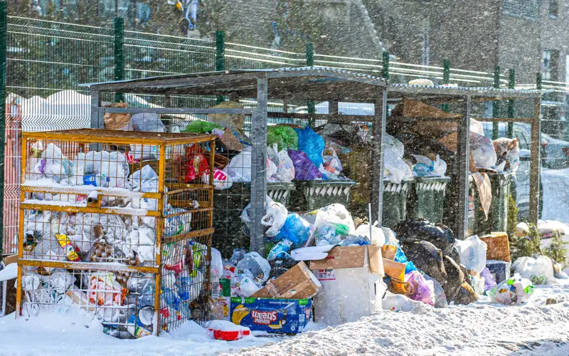 мусор, мусорный бак