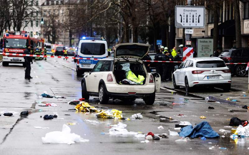 Several injured as car drives into crowd in Munich