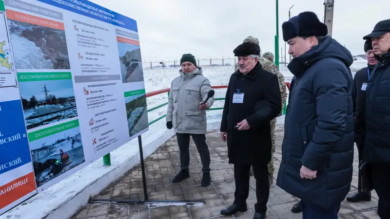 Олжас Бектенов проверил подготовку Северо-Казахстанской области к паводковому периоду
