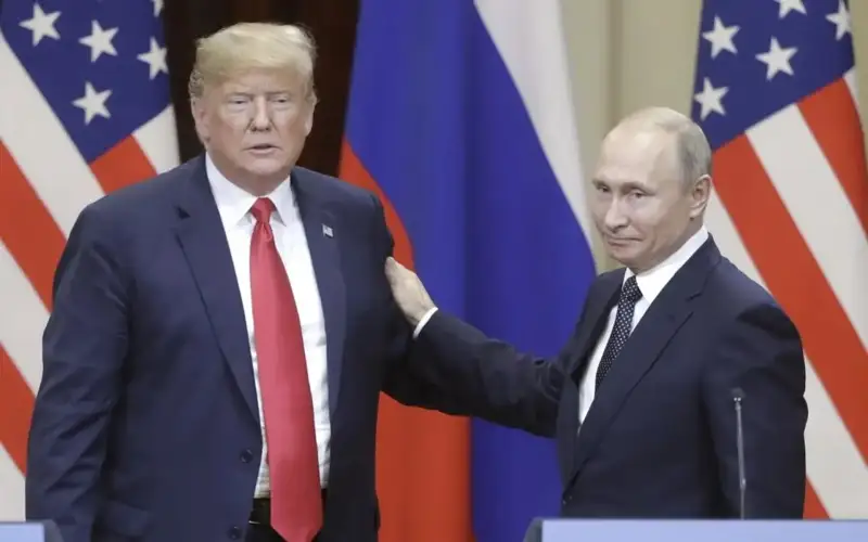 Donald Trump and Vladimir Putin