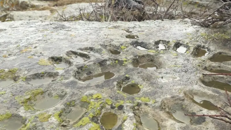 В Жамбылской области нашли древний артефакт для игры в тогызкумалак