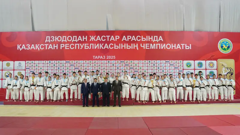 Tarazda dzıýdodan jastar arasynda Qazaqstan chempıondary anyqtaldy