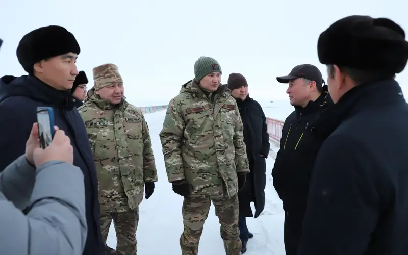 Ulytaý oblysynyń ákimi Dastan Ryspekov sý tasqynyna daıyndyq barysyn tekserdi